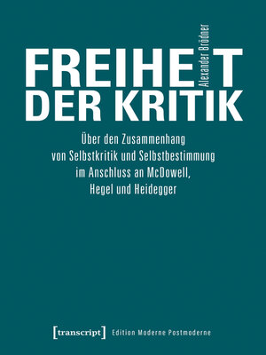 cover image of Freiheit der Kritik